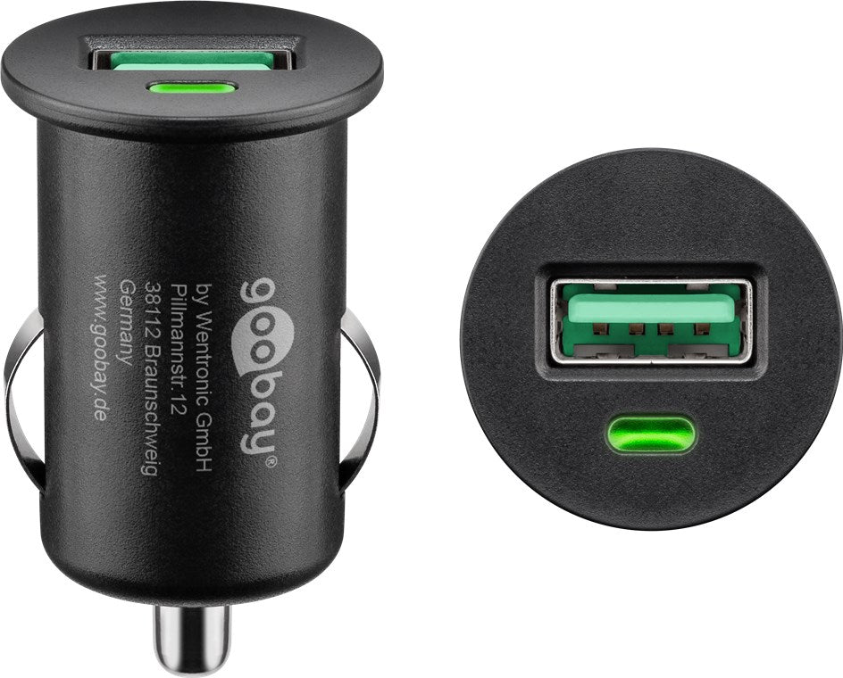 Goobay | Quick Charge QC3.0 USB car fast charger | USB 2.0 Female (Type A)