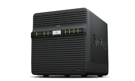 Synology | Tower NAS | DS423 | up to 4 HDD/SSD | Realtek | RTD1619B | Processor frequency 1.7 GHz | 2 GB | DDR4