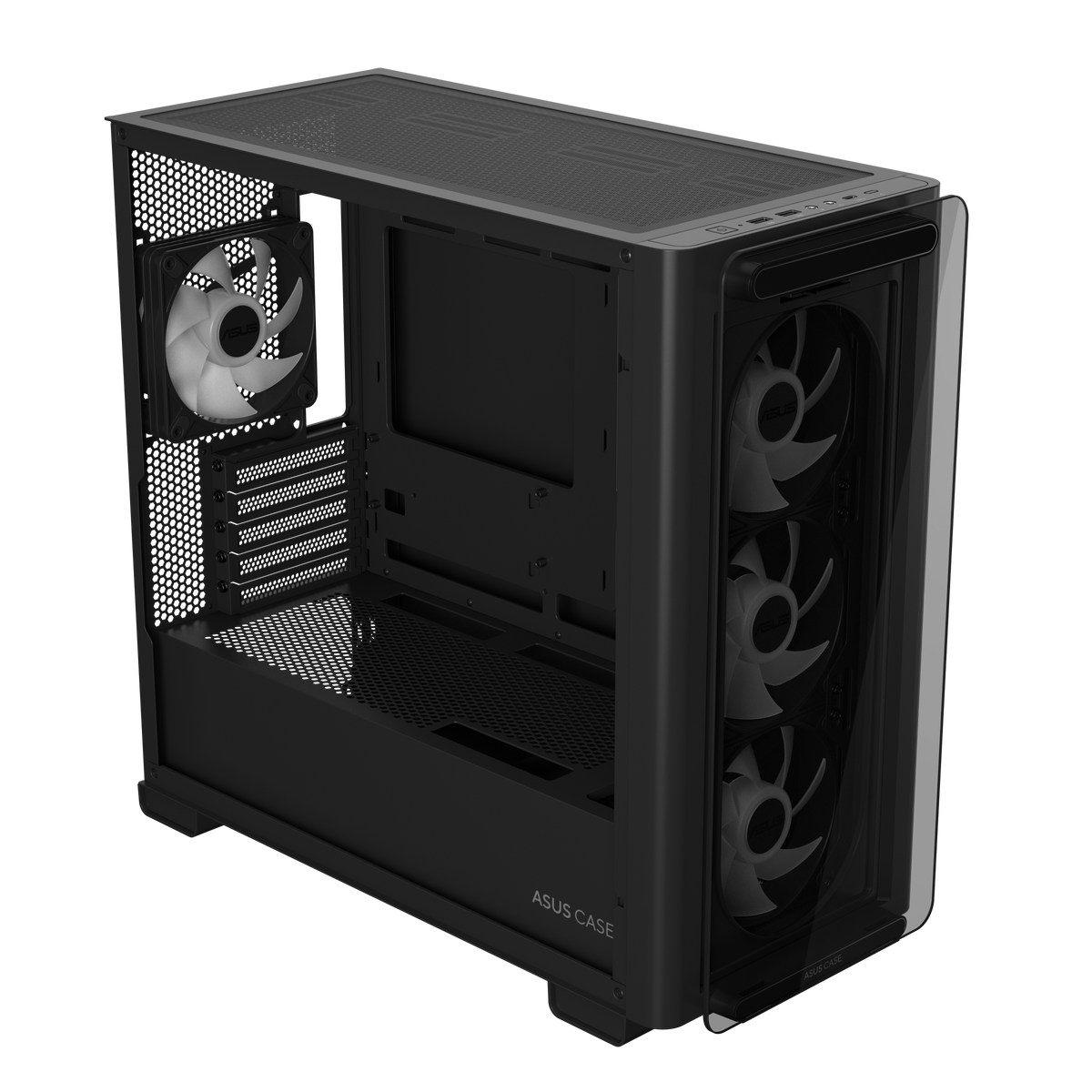 ASUS A23 Plus Tg Case Temp glass Black