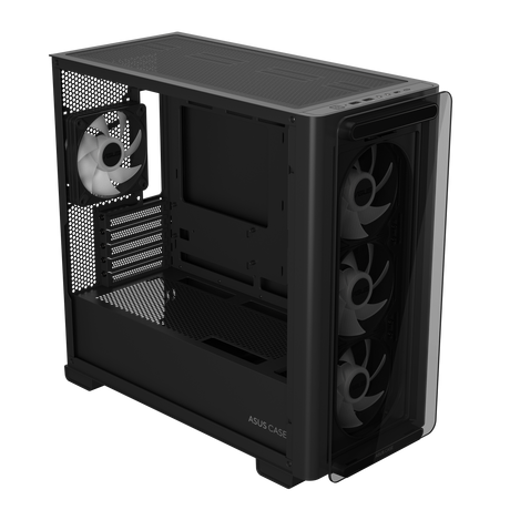 ASUS A23 Plus Tg Case Temp glass Black