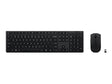 Lenovo Professional Wireless Rechargeable Combo Keyboard and Mouse | Keyboard and Mouse Set | Wireless | Mouse included | Bluetooth | US Euro | Rechargeable professional | Grey