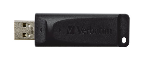 Verbatim 98696 Slider USB atmintinė 16GB, USB-A 2.0, Juoda