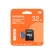 ADATA | Premier UHS-I | 32 GB | microSDHC | Flash memory class 10 | Adapter