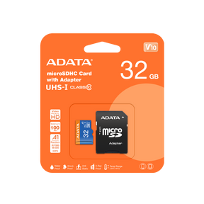 ADATA | Premier UHS-I | 32 GB | microSDHC | Flash memory class 10 | Adapter