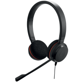 Laidinės ausinės su mikrofonu Jabra Evolve 20 UC Stereo Office/Call center USB Type-A, Juoda
