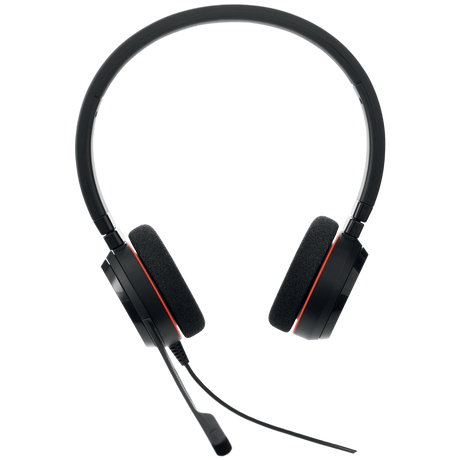 Laidinės ausinės su mikrofonu Jabra Evolve 20 UC Stereo Office/Call center USB Type-A, Juoda