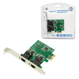 Logilink PC0075, 2-port Gigabit PCI Express network card | Logilink | 2 x Gigabit Lan (RJ 45) | PCIe