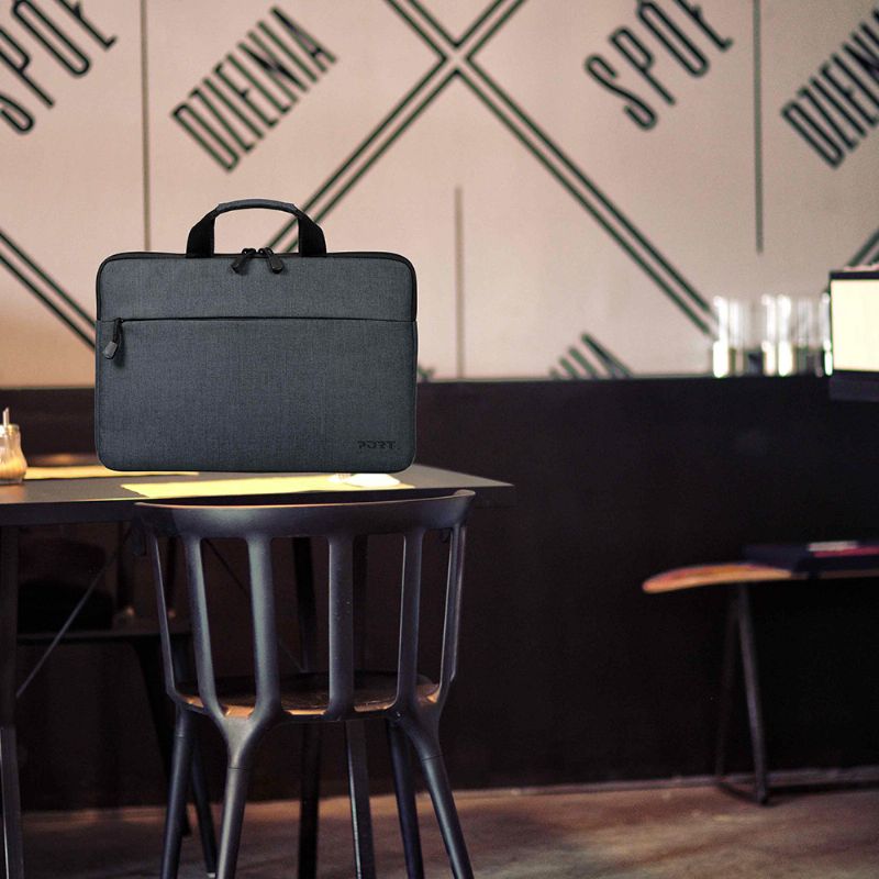 PORT DESIGNS | Belize | Fits up to size 15.6 " | Messenger - Briefcase | Shoulder strap | Black