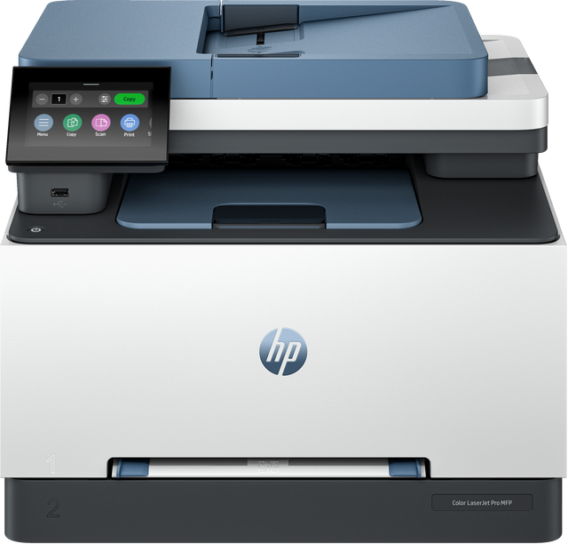 HP Color LaserJet Pro 3302fdn All-in-One Printer Printer - A4 Color Laser, Print/Dual-Side Copy & Scan/Fax, Automatic Document Feeder, Auto-Duplex, LAN, 25ppm, 150-2500 pages per month (replaces M283fdn)