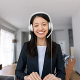 Logitech | USB Computer Headset | H390 | Wired | Over-Ear | Microphone | Noise canceling | Off-white