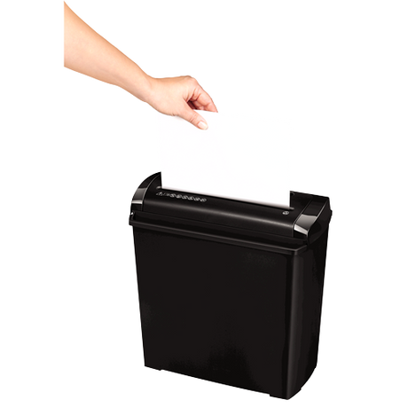 Shredder | P-25S | Black | 11 L | Paper shredding | Paper handling standard/output 7mm strips, security level P-1 | Traditional | Warranty 24 month(s)