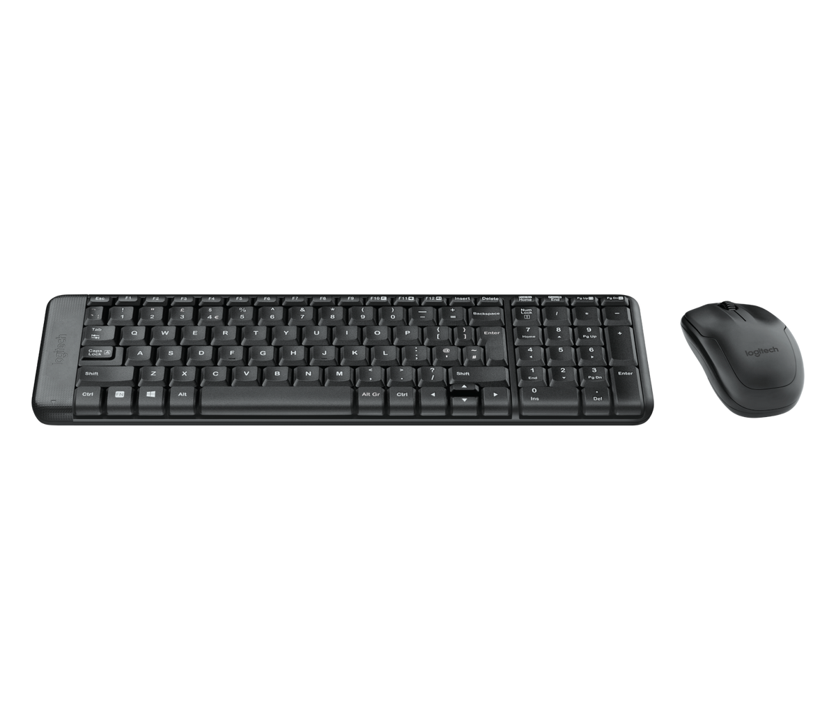 Logitech MK220 Combo Belaidė klaviatūra + pelė, US, Juoda