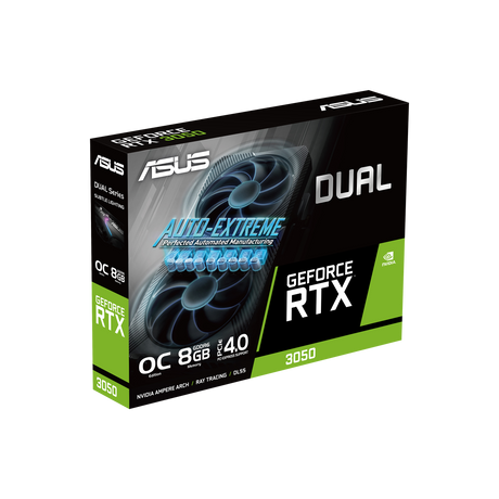 Asus | Dual GeForce RTX 3050 V2 OC Edition 8GB GDDR6 | NVIDIA | 8 GB | GeForce RTX 3050 | GDDR6 | DVI-D ports quantity 1 | HDMI ports quantity 1 | PCI Express 4.0