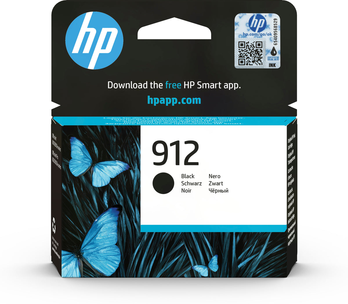 Hewlett-Packard 912 (3YL80AE), juoda kasetė