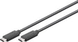 Goobay 67976 USB-C 3.1 generation 1 cable, black, 1m | Goobay | USB-C Charge Cable USB-C male