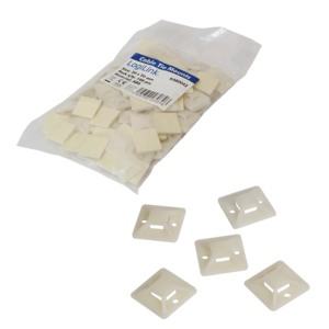 Cable Tie Mounts 20x20 mm | KAB0042 | Self-adhesive, for cable ties