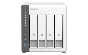 QNAP | 4 Bay ARM | TS-433-4G | Cortex-A55 | ARM 4-core | Processor frequency 2.0 GHz | 4 GB | On board (non-expandable)