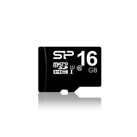 Silicon Power | 16 GB | MicroSDHC | Flash memory class 10 | SD adapter
