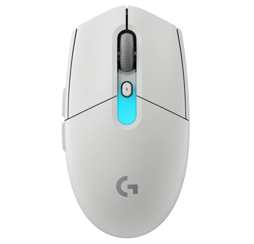 Logitech G305 X SUPERLIGHT Belaidė žaidimų pelė RF Wireless + Bluetooth, 44000 DPI, Balta