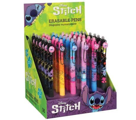 Automatinis gumuotas trinamasis tušinukas CoolPack Disney Stitch Black