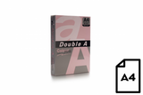 Spalvotas popierius Double A, 80g, A4, 500 lapų, Pink