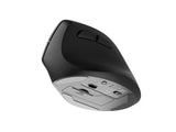 Natec | Vertical Mouse | Crake 2 | Wireless | Vertical Mouse | Bluetooth, 2.4GHz | Black