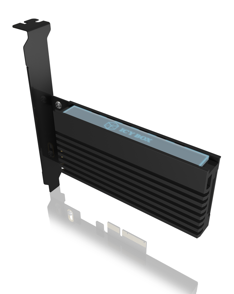 Raidsonic | ICY BOX | PCIe card with M.2 M-Key socket for one M.2 NVMe SSD