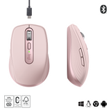 Belaidė pelė Logitech MX Anywhere 3S - RF Wireless + Bluetooth, Laser, 8000 DPI, Rose