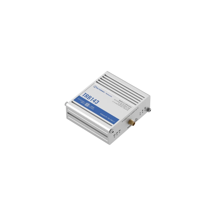 Teltonika | LTE Cat 4 M-Bus | TRB143 | 10/100/1000 Mbit/s | Mesh Support No | MU-MiMO No | 4G