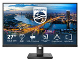 Philips | LCD Monitor with USB-C | 276B1/00 | 27 " | IPS | QHD | 16:9 | 75 Hz | 4 ms | 2560 x 1440 pixels | 300 cd/m² | HDMI ports quantity 2 | Black