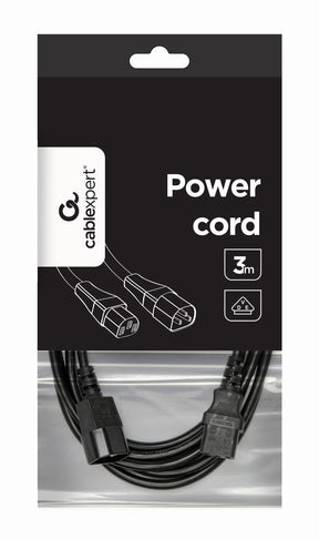 Cablexpert | PC-189-VDE-3M Power cord (C13 to C14), VDE approved