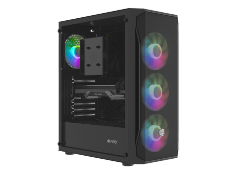 Fury PC Case | SHOBO SH4F RGB | Midi-Tower | Black