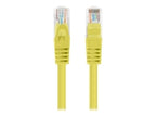 Lanberg Patchcord CAT.5E UTP 1M fluke passed 10-pack, Yellow | PCU5-20CC-0100-Y
