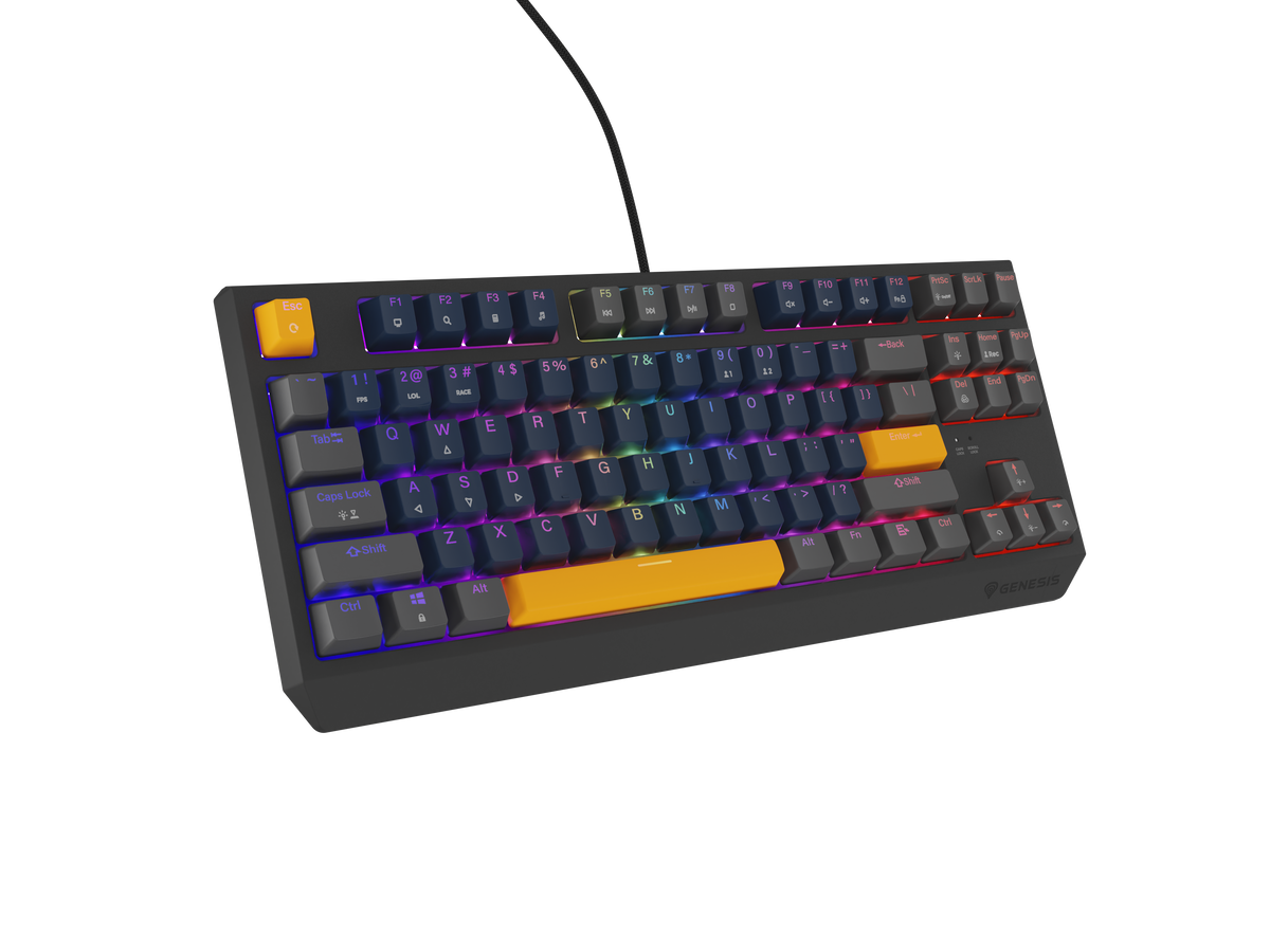 Genesis | THOR 230 | Mechanical Gaming Keyboard | Wired | US | Outemu Panda | Naval Blue Positive