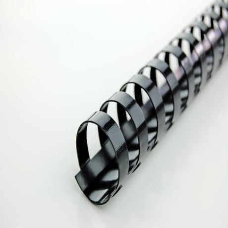 Spiralė įrišimui plastikinė 12 mm, juoda (100vnt.)