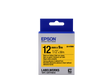 Epson LK-4YBW (C53S654014) Ženklinimo juostelė, Strong Adhesive, Black on Yellow, 12mm 9m