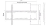 Sunne | Wall mount | 37-70-EF | Fixed | 37-70 " | Maximum weight (capacity) 40 kg | Black