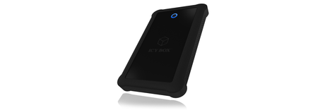 Raidsonic | ICY BOX | IB-233U3-B External enclosure for 2.5" SATA HDD/SSD with USB 3.0 interface and silicone protection sleeve | SATA I, II, III | USB 3.0 | 2.5"
