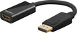 Goobay | DisplayPort/HDMI Adapter Cable | 67881 | DisplayPort Male | HDMI Female | 0.1 m