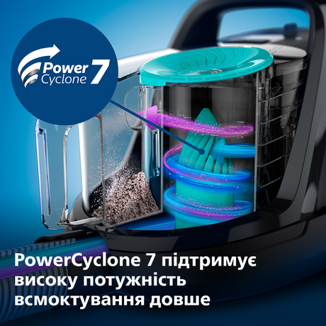 Philips | Vacuum cleaner | FC9557/09 | Bagless | Power 900 W | Dust capacity 1.5 L | Black