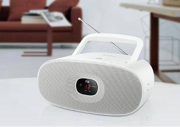 Muse | MD-202RDW | Portable radio CD player | White