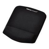 Fellowes | Mouse pad with wrist support PlushTouch | Mouse pad with wrist pillow | 238 x 184 x 25.4 mm | Black