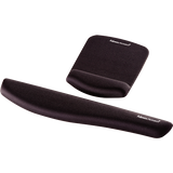 Fellowes | Mouse pad with wrist support PlushTouch | Mouse pad with wrist pillow | 238 x 184 x 25.4 mm | Black
