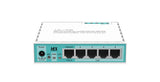Mikrotik Wired Ethernet Router (No Wifi) RB750Gr3, hEX, Dual Core 880MHz CPU, 256MB RAM, 16 MB (MicroSD), 5xGigabit LAN, USB, PCB and Voltage temperature monitor, Beeper, IP20, Plastic Case, RouterOS L4 | MikroTik | Ethernet Router hEX | RB750Gr3 | No Wi-
