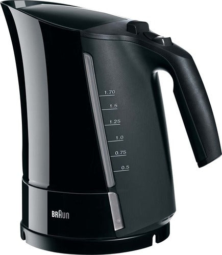 Braun | Kettle | WK 300 | Standard | 2200 W | 1.7 L | Plastic | 360° rotational base | Black