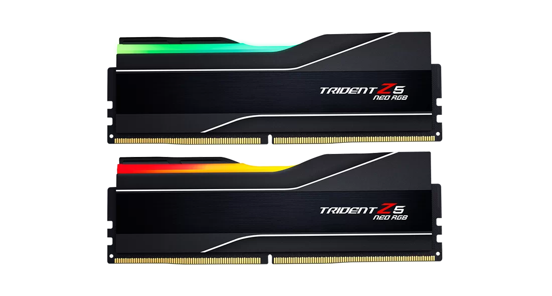 G.Skill | Trident Z5 Neo RGB | 32 Kit (16GBx2) GB | DDR5 | 6400 MHz | PC/server | Registered No | ECC No