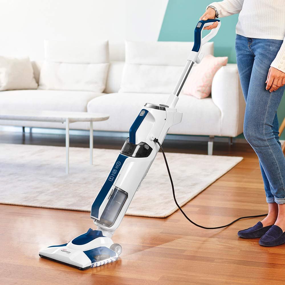 Polti | Vacuum steam mop with portable steam cleaner | PTEU0299 Vaporetto 3 Clean_Blue | Power 1800 W | Steam pressure Not Applicable bar | Water tank capacity 0.5 L | White/Blue