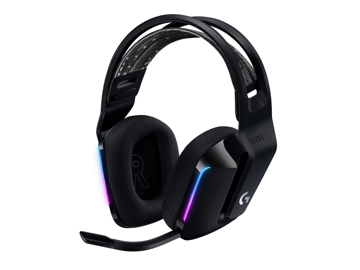 Logitech | Gaming Headset | G G733 | Wireless | Over-Ear | Black | Noise canceling | Wireless