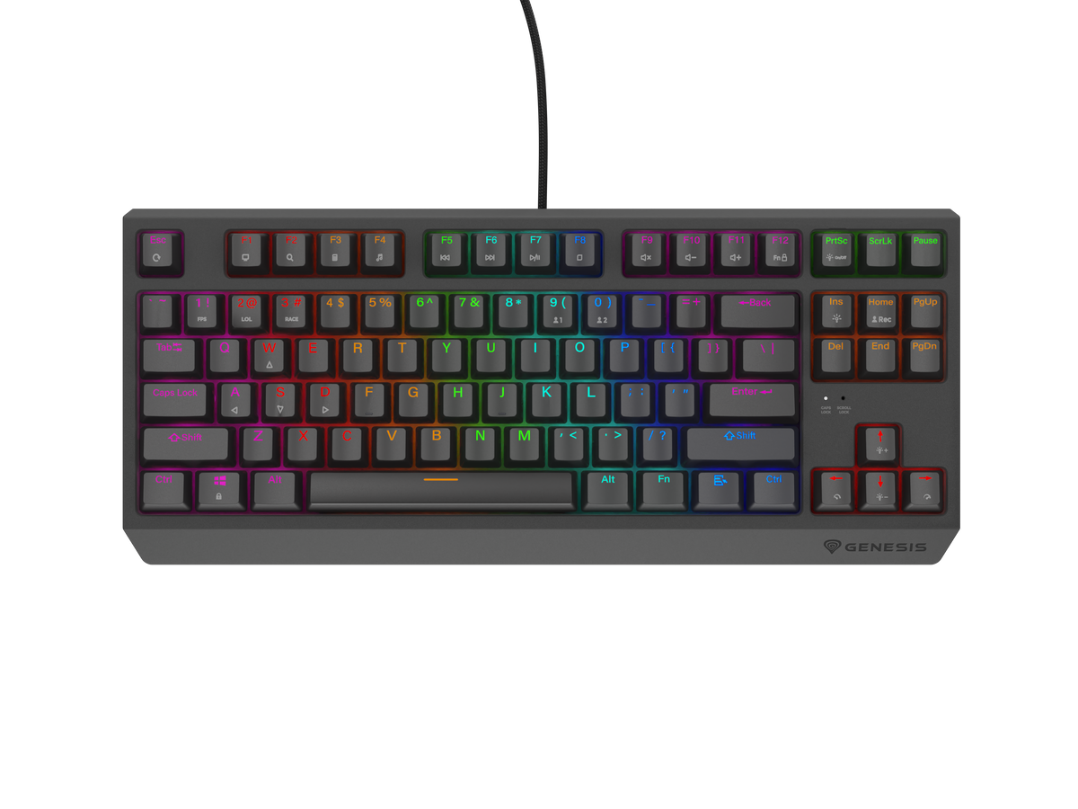 Genesis THOR 230 | Mechanical Gaming Keyboard | Wired | US | Outemu Red | Black
