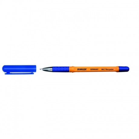 Stanger Tušinukas Finepoint Softgrip 0.7 mm, mėlynas, 1 vnt. 18000300056
